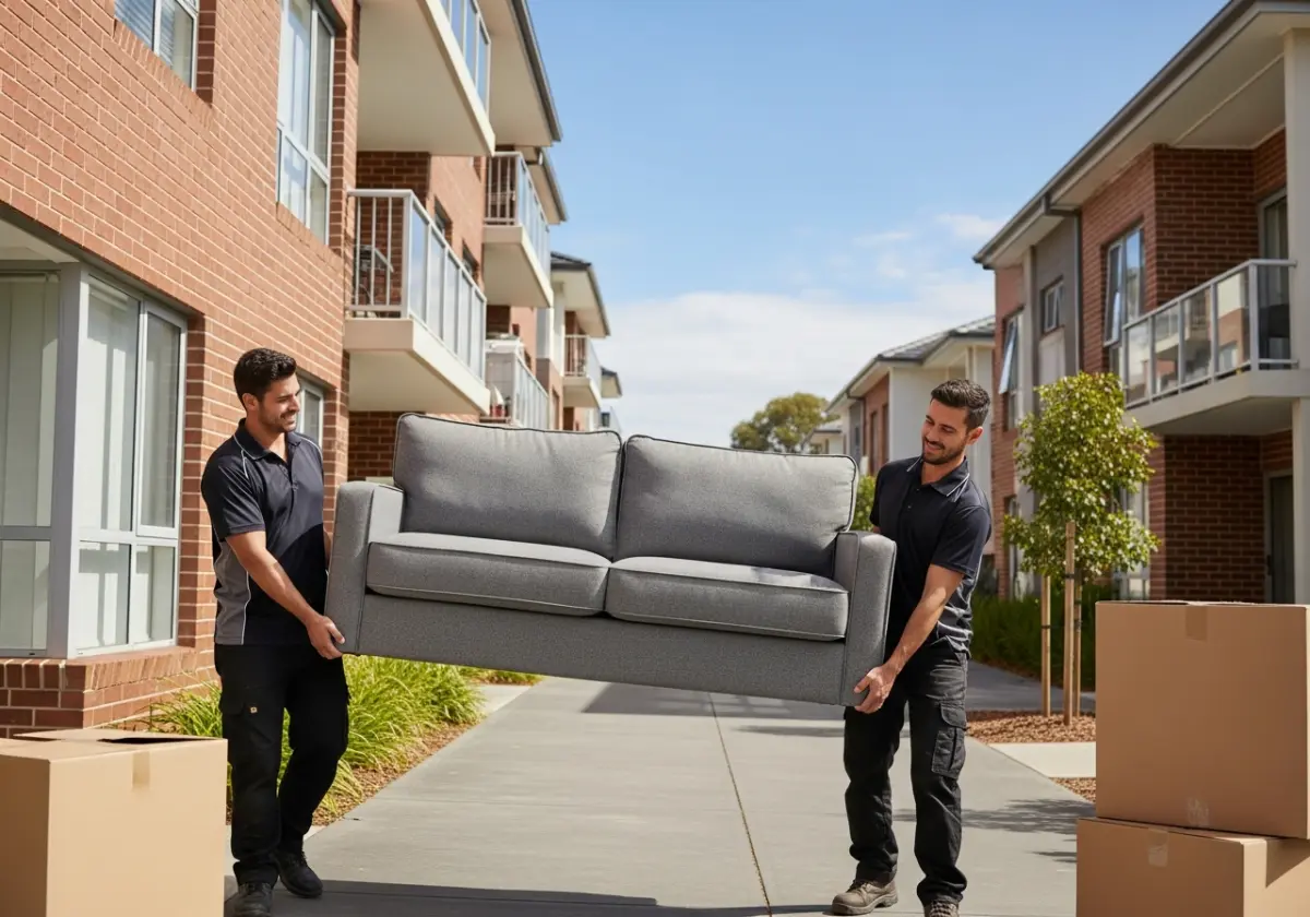 Small apartment move being completed in Cloverdale by Perth Priority Removals